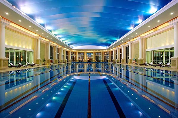 潍坊恒大名都运动中心泳池设备安装工程
