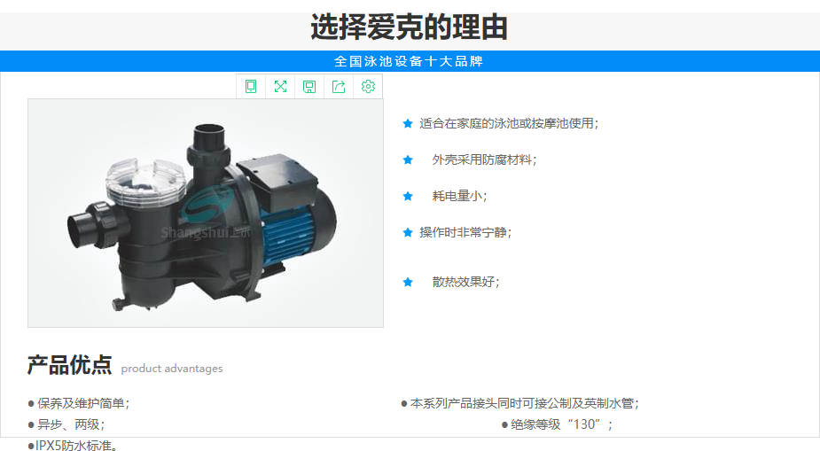 爱克SS系列水泵(图2)
