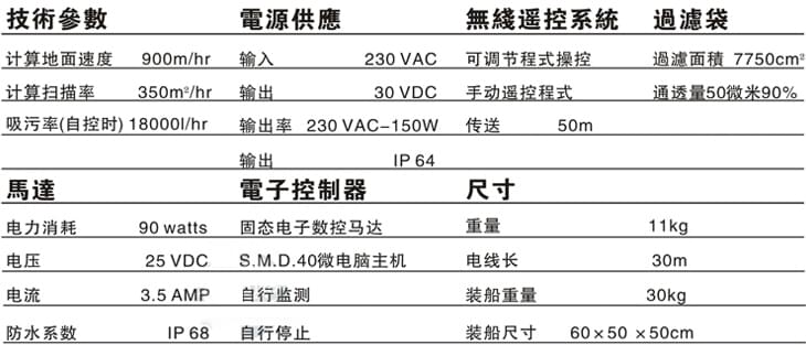 美国“海豚”全自动吸污机(图3)