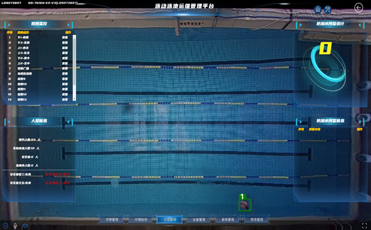 “泳动”游泳池防溺水报警系统——人工智能防溺水报警(图1)